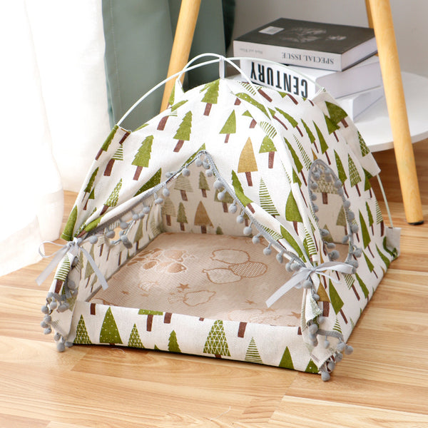 Pet Tent House Enclosed Pet Bed - Niche Vista