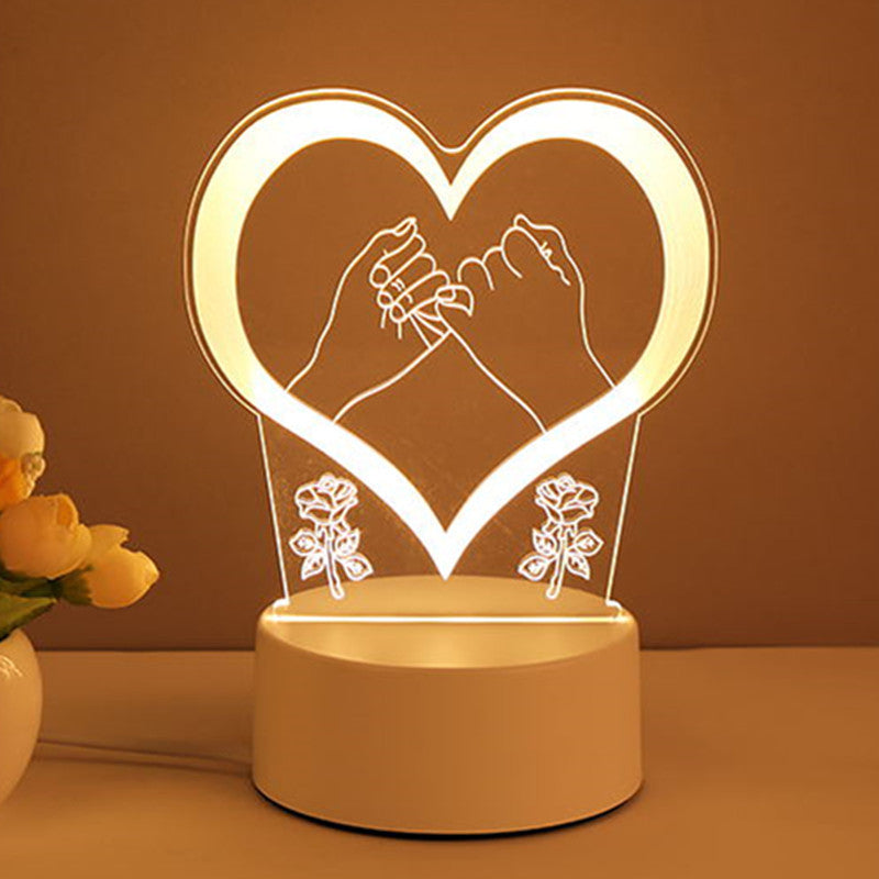 3D Lamp Acrylic USB LED Night Lights - Niche Vista