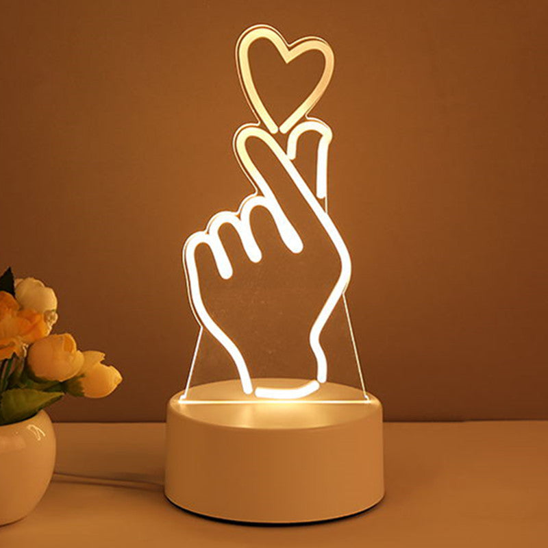 3D Lamp Acrylic USB LED Night Lights - Niche Vista