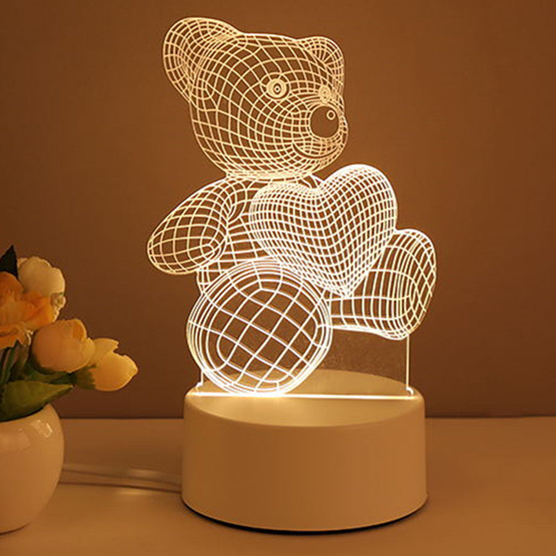 3D Lamp Acrylic USB LED Night Lights - Niche Vista