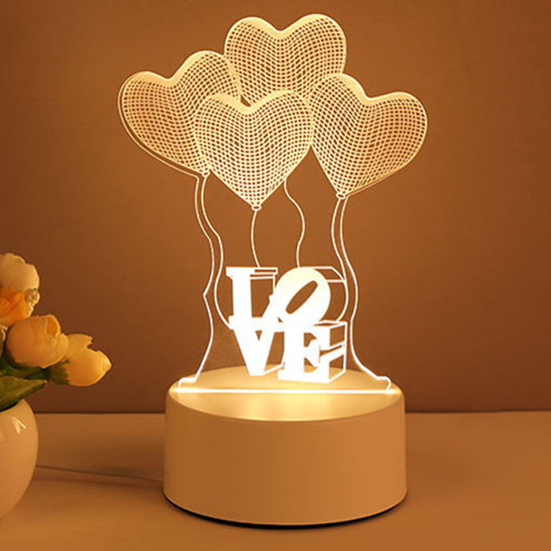 3D Lamp Acrylic USB LED Night Lights - Niche Vista