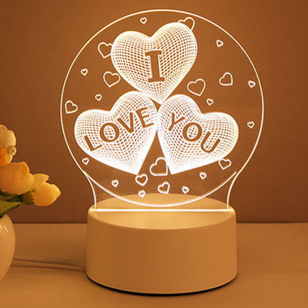 3D Lamp Acrylic USB LED Night Lights - Niche Vista